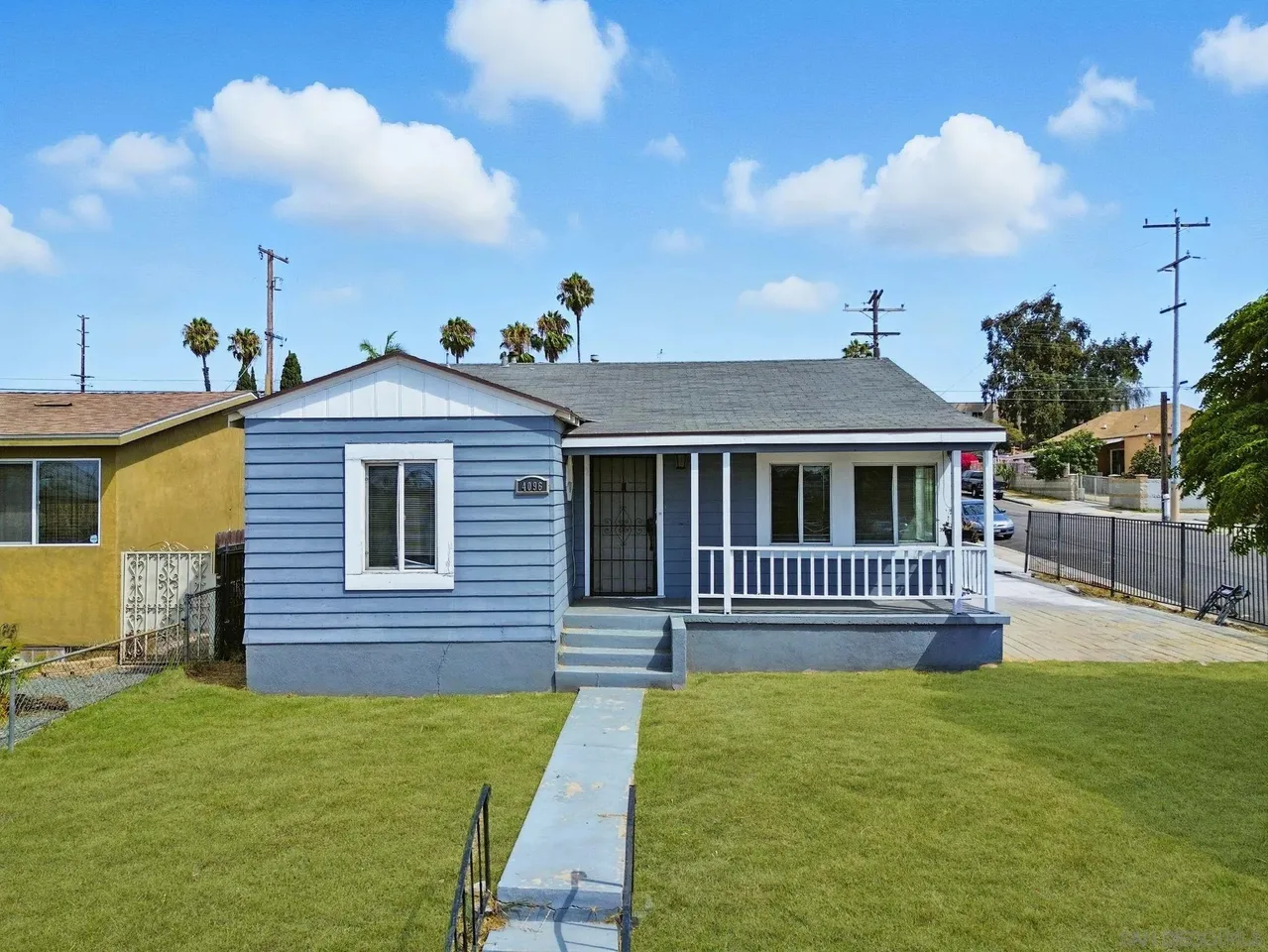 Tiny Teapots Preschool & Daycare facility at 4156 Epsilon St, San Diego - a welcoming blue and white house for quality childcare
